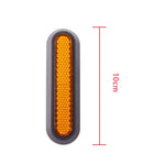 ฝาครอบล้อสกู๊ตเตอร์ไฟฟ้าสี่ทาง พร้อมแถบสะท้อนแสงและสกรู สำหรับ Xiaomi Mijia 1S / Pro 2 สีแดง สีเหลือง