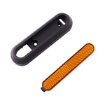 ฝาครอบล้อสกู๊ตเตอร์ไฟฟ้าสี่ทาง พร้อมแถบสะท้อนแสงและสกรู สำหรับ Xiaomi Mijia 1S / Pro 2 สีแดง สีเหลือง
