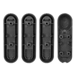 ฝาครอบล้อสกู๊ตเตอร์ไฟฟ้าสี่ทาง พร้อมแถบสะท้อนแสงและสกรู สำหรับ Xiaomi Mijia 1S / Pro 2 สีแดง สีเหลือง