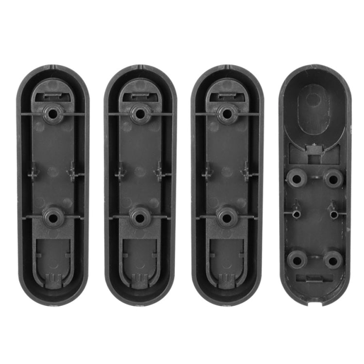 ฝาครอบล้อสกู๊ตเตอร์ไฟฟ้าสี่ทาง พร้อมแถบสะท้อนแสงและสกรู สำหรับ Xiaomi Mijia 1S / Pro 2 สีแดง สีเหลือง