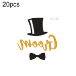 20 ชิ้น สติ๊กเกอร์รอยสักเจ้าสาวงานเลี้ยงสละโสดแบบปั๊มร้อนกันน้ำ, VC-204, VC-205, VC-206, VC-207, VC-208, VC-209, VC-210, VC-211, VC-212, VC-213, VC-214, VC-215, VC-216, VC-217, VC-218, VC-227, VC-228, VC-229, VC-230, VC-231, VC-232, VC-233