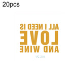 20 ชิ้น สติ๊กเกอร์รอยสักเจ้าสาวงานเลี้ยงสละโสดแบบปั๊มร้อนกันน้ำ, VC-204, VC-205, VC-206, VC-207, VC-208, VC-209, VC-210, VC-211, VC-212, VC-213, VC-214, VC-215, VC-216, VC-217, VC-218, VC-227, VC-228, VC-229, VC-230, VC-231, VC-232, VC-233