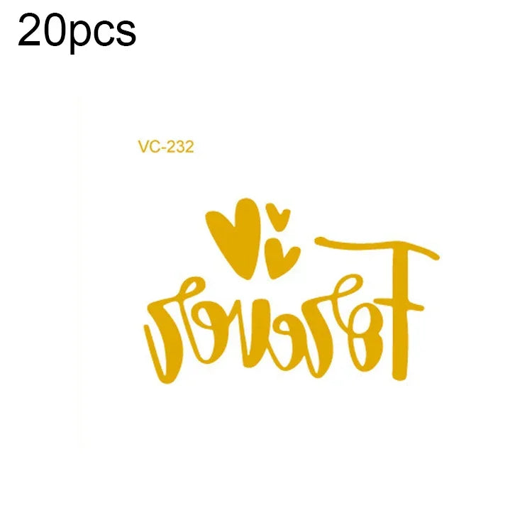 20 ชิ้น สติ๊กเกอร์รอยสักเจ้าสาวงานเลี้ยงสละโสดแบบปั๊มร้อนกันน้ำ, VC-204, VC-205, VC-206, VC-207, VC-208, VC-209, VC-210, VC-211, VC-212, VC-213, VC-214, VC-215, VC-216, VC-217, VC-218, VC-227, VC-228, VC-229, VC-230, VC-231, VC-232, VC-233