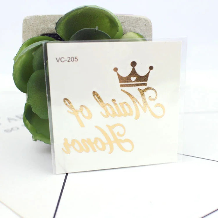 20 ชิ้น สติ๊กเกอร์รอยสักเจ้าสาวงานเลี้ยงสละโสดแบบปั๊มร้อนกันน้ำ, VC-204, VC-205, VC-206, VC-207, VC-208, VC-209, VC-210, VC-211, VC-212, VC-213, VC-214, VC-215, VC-216, VC-217, VC-218, VC-227, VC-228, VC-229, VC-230, VC-231, VC-232, VC-233