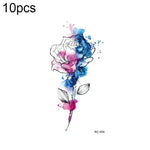10 ชิ้น สติ๊กเกอร์รอยสักโอนสีแบบน้ำสดชื่นกันน้ำขนาดเล็ก, RC-501, RC-502, RC-503, RC-504, RC-505, RC-506, RC-507, RC-508, RC-509, RC-510, RC-511, RC-512, RC-513, RC-514, RC-515, RC-516
