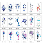10 ชิ้น สติ๊กเกอร์รอยสักโอนสีแบบน้ำสดชื่นกันน้ำขนาดเล็ก, RC-501, RC-502, RC-503, RC-504, RC-505, RC-506, RC-507, RC-508, RC-509, RC-510, RC-511, RC-512, RC-513, RC-514, RC-515, RC-516