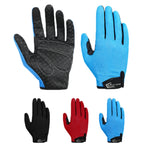 ถุงมือเต็มนิ้ว WEST BIKING YP0211223 สำหรับปั่นจักรยาน ดูดซับแรงกระแทก ถุงมือสัมผัสหน้าจอแบบกันลื่น, M, L, XL