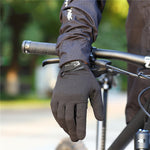 ถุงมือเต็มนิ้ว WEST BIKING YP0211223 สำหรับปั่นจักรยาน ดูดซับแรงกระแทก ถุงมือสัมผัสหน้าจอแบบกันลื่น, M, L, XL