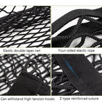 BL-210330 Car Door Net Bag Car Stretch Storage Bag Trunk Fire Extinguisher Side Net, Style:, 35x25cm Fine Net, 45x25cm Fine Net