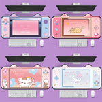 แผ่นรองโต๊ะคีย์บอร์ดคอมพิวเตอร์รูปหูแมวน่ารัก ขนาด 400 x 800 x 2 มม.