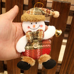Christmas Home Decor Hanging Onaments Dolls Christmas Tree Decorations