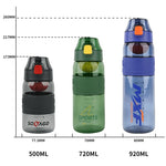 แก้วกีฬาความจุใหญ่สำหรับกลางแจ้ง 8012 กันกระแทก, ความจุ: 500ml (ไข่มุกขาว), 500ml (ดำเทา), 500ml (ส้มพายุ), 500ml (เขียวพายุ), 500ml (น้ำเงินพายุ), 920ml (ไข่มุกขาว), 920ml (ส้มพายุ), 920ml (เขียวพายุ)