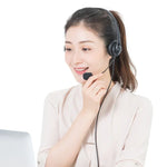 หูฟังคอมพิวเตอร์สำหรับเรียนออนไลน์ สำนักงาน SOYTO SY490 สไตล์: หูฟังสองข้าง สีดำ แยก USB