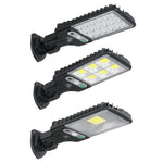 ไฟถนนพลังงานแสงอาทิตย์ LED ตรวจจับร่างกายมนุษย์ ไฟสวน, สเปค: 616A-18 LED, 616B-72 COB, 616C-30 COB, 616A-18 LED พร้อมรีโมท, 616B-72 COB พร้อมรีโมท, 616C-30 COB พร้อมรีโมท