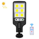 ไฟถนนพลังงานแสงอาทิตย์ LED ตรวจจับร่างกายมนุษย์ ไฟสวน, สเปค: 616A-18 LED, 616B-72 COB, 616C-30 COB, 616A-18 LED พร้อมรีโมท, 616B-72 COB พร้อมรีโมท, 616C-30 COB พร้อมรีโมท