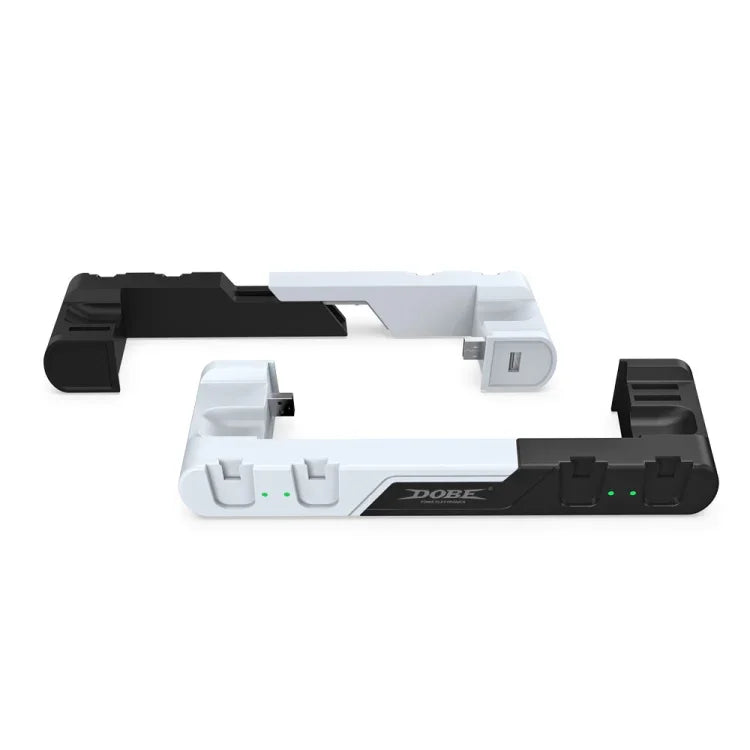 แท่นชาร์จจอยเกม 4 ใน 1 DOBE TNS-0122 สำหรับ Switch OLED, TNS-0122 สีแดงดำ, TNS-0122 สีขาวดำ
