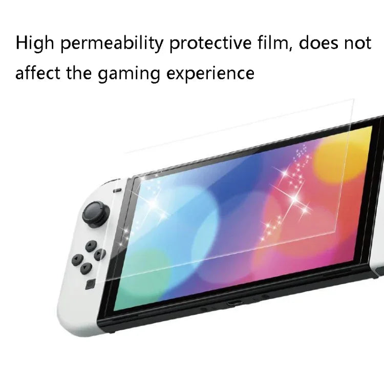 ฟิล์มกันรอยนิ้วมือสำหรับหน้าจอเครื่องเล่นเกม Nintendo Switch OLED รุ่น KJH NS-062, NS-062