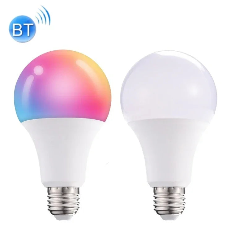 หลอดไฟ LED อัจฉริยะ Tuya TY-10W RGB+CCT ควบคุมด้วยบลูทูธผ่านมือถือ 2 ชิ้น