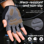 ถุงมือครึ่งนิ้ว WEST BIKING YP0211222 สำหรับขี่จักรยาน ดูดซับแรงกระแทก, M, L, XL