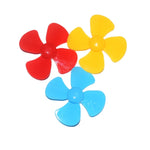 อุปกรณ์เสริมของเล่นใบพัดสี่ใบ 100 ชิ้น ส่งสีสุ่ม, ใบพัดสี่ใบ