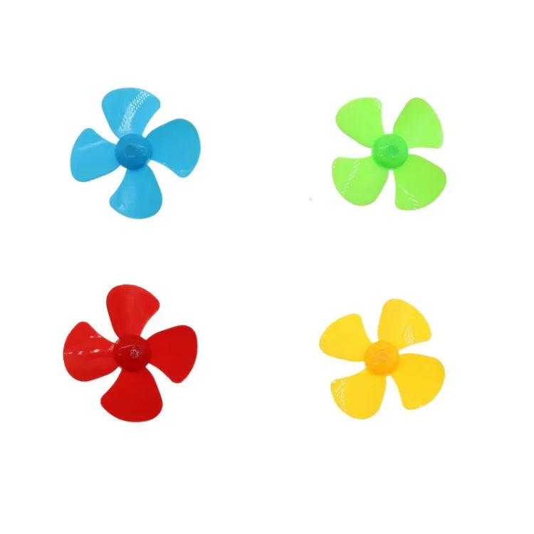 อุปกรณ์เสริมของเล่นใบพัดสี่ใบ 100 ชิ้น ส่งสีสุ่ม, ใบพัดสี่ใบ