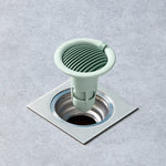 LSWY15 Toilet One-Way Drainage And Odor-Proof Basin Floor Drain, Grey, Pink, Blue, Green