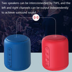 ลำโพงบลูทูธพกพา F9 TWS Mini รองรับการ์ด TF, ไม่มี FM-สีดำ, ไม่มี FM-สีน้ำเงิน, ไม่มี FM-สีแดง