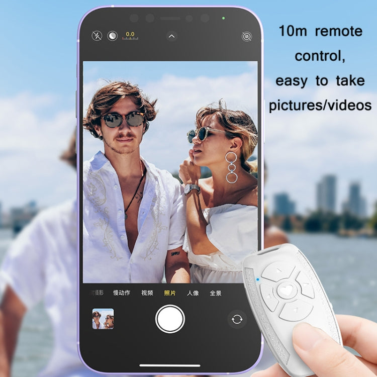 S86 รีโมทคอนโทรลบลูทูธถ่ายเซลฟี่วิดีโออเนกประสงค์รูปทรงกุญแจรถ, S86 สีดำ, S86 สีขาว, S86 สีชมพู