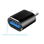 10 ชิ้น USB 3.0 ตัวเมียเป็น USB-C / Type-C ตัวผู้ อะแดปเตอร์ OTG, 10 ชิ้น ไม่มีไฟแสดงสถานะ