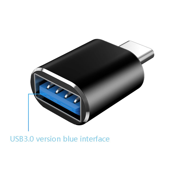 10 ชิ้น USB 3.0 ตัวเมียเป็น USB-C / Type-C ตัวผู้ อะแดปเตอร์ OTG, 10 ชิ้น ไม่มีไฟแสดงสถานะ