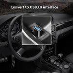 10 ชิ้น USB 3.0 ตัวเมียเป็น USB-C / Type-C ตัวผู้ อะแดปเตอร์ OTG, 10 ชิ้น ไม่มีไฟแสดงสถานะ