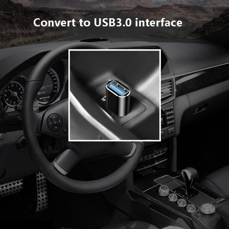 10 ชิ้น USB 3.0 ตัวเมียเป็น USB-C / Type-C ตัวผู้ อะแดปเตอร์ OTG, 10 ชิ้น ไม่มีไฟแสดงสถานะ