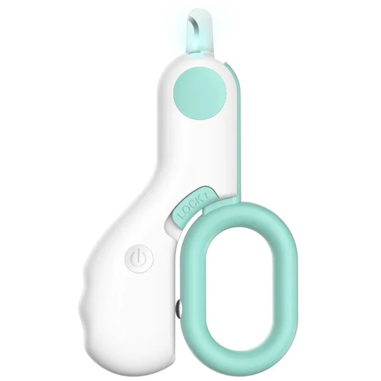 Pet Nail Clippers With LED Blood Line Light, Blue, Pink