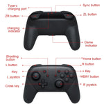 จอยเกมไร้สาย L-0326 สำหรับ Switch Pro, สไตล์:, สีดำ, เขียวชมพู, ดำ - ฟังก์ชันครบ + NFC + ปลุกเครื่อง (1:1), เขียวชมพู - ฟังก์ชันครบ + NFC + ปลุกเครื่อง (1:1), สีดำ - รุ่น HD ฟังก์ชันครบ, สีเขียว - รุ่น HD ฟังก์ชันครบ