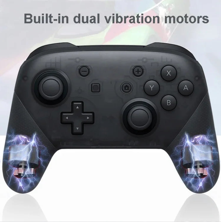 จอยเกมไร้สาย L-0326 สำหรับ Switch Pro, สไตล์:, สีดำ, เขียวชมพู, ดำ - ฟังก์ชันครบ + NFC + ปลุกเครื่อง (1:1), เขียวชมพู - ฟังก์ชันครบ + NFC + ปลุกเครื่อง (1:1), สีดำ - รุ่น HD ฟังก์ชันครบ, สีเขียว - รุ่น HD ฟังก์ชันครบ