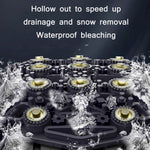 For 175~265cm Snow Emergency Snow Chains For Car SUV General Tires, Yellow 8764A, Black 8764B