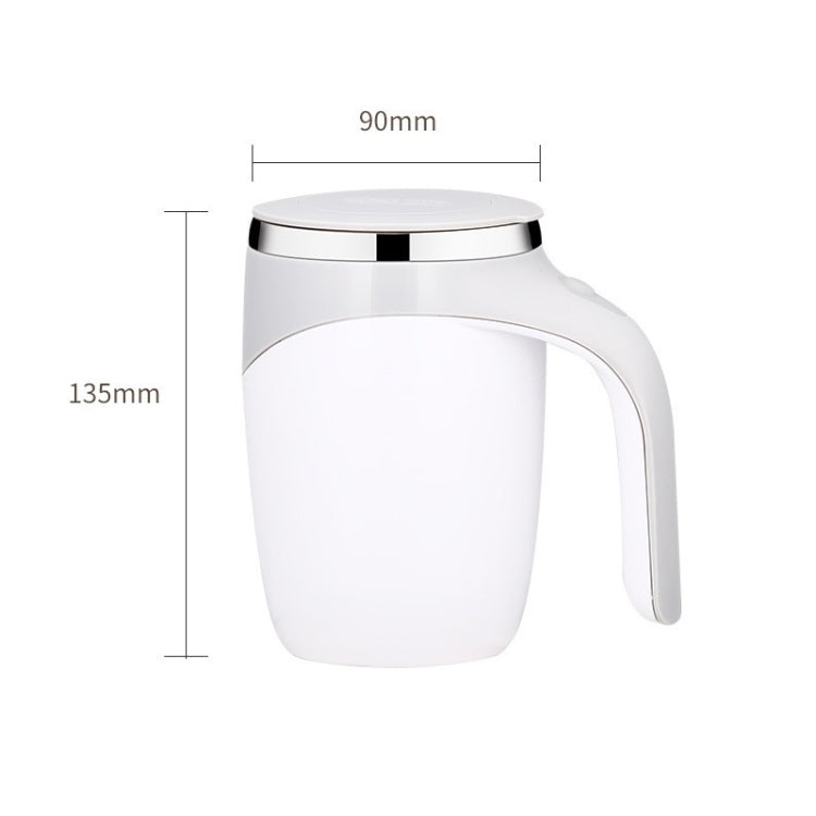 ถ้วยผสมกาแฟแม่เหล็กอัตโนมัติสแตนเลส A223 สีขาว น้ำตาล
