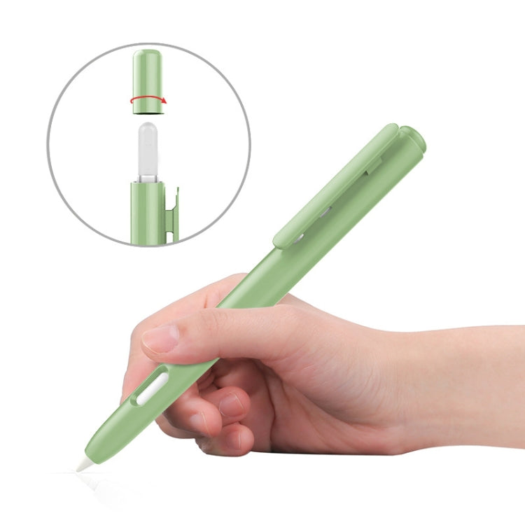 กล่องใส่ปากกาสไตลัสแบบกดสองครั้งอัตโนมัติ สำหรับ Apple Pencil 2, สีเทา, สีขาวมุก, สีชมพู, สีเขียวทหาร, สีเทาอวกาศลึก, สีน้ำเงิน, สีเขียวหญ้า, สีม่วง