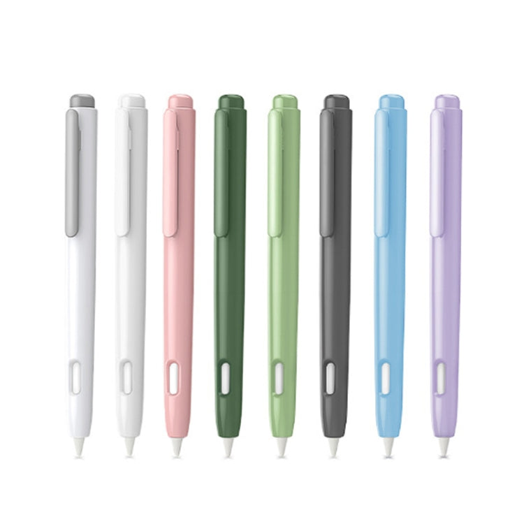 กล่องใส่ปากกาสไตลัสแบบกดสองครั้งอัตโนมัติ สำหรับ Apple Pencil 2, สีเทา, สีขาวมุก, สีชมพู, สีเขียวทหาร, สีเทาอวกาศลึก, สีน้ำเงิน, สีเขียวหญ้า, สีม่วง