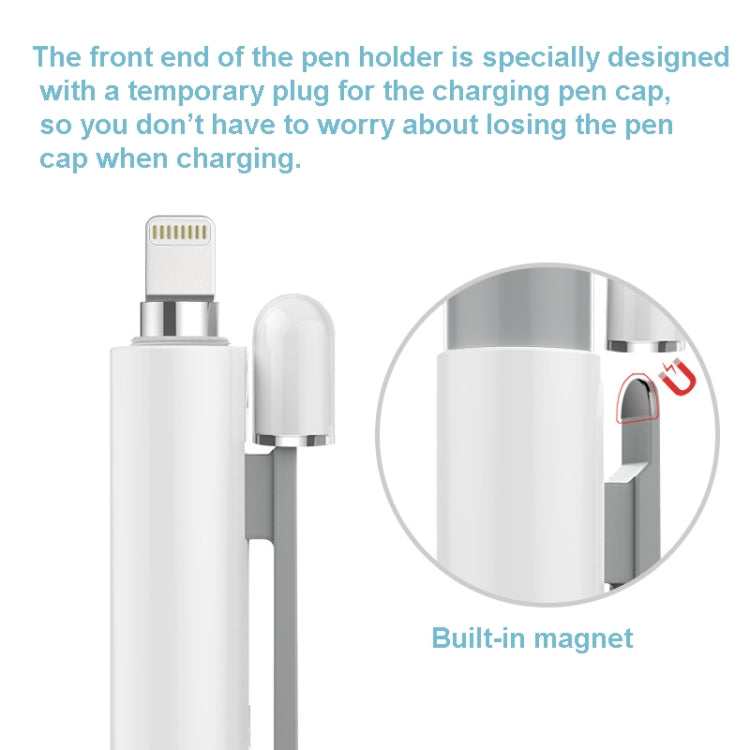 กล่องใส่ปากกาสไตลัสแบบกดสองครั้งอัตโนมัติ สำหรับ Apple Pencil 2, สีเทา, สีขาวมุก, สีชมพู, สีเขียวทหาร, สีเทาอวกาศลึก, สีน้ำเงิน, สีเขียวหญ้า, สีม่วง