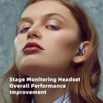 QKZ AK6 PRO หูฟังแบบมีสายใส่ในหู HiFi ซับวูฟเฟอร์ พร้อมไมโครโฟน, สีสันสดใส, สีดำ, สีขาว, สีเขียว