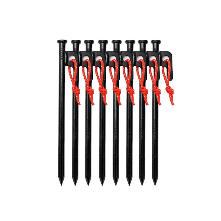 Outdoor Camping Windproof Fixed Canopy Ground Nails, 4 PCS 20cm, 6 PCS 20cm, 8 PCS 20cm, 10 PCS 20cm, 4 PCS 25cm, 6 PCS 25cm, 8 PCS 25cm, 10 PCS 25cm, 4 PCS 30cm, 6 PCS 30cm, 8 PCS 30cm, 10 PCS 30cm, 4 PCS 40cm, 6 PCS 40cm, 8 PCS 40cm, 10 PCS 40cm