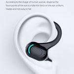 หูฟังสเตอริโอไร้สายสปอร์ตแบบคล้องหู Bluetooth 5.1 รุ่น F8, หูฟังเดี่ยว (สีดำ), หูฟังเดี่ยว (สีขาว), หูฟังเดี่ยว (สีดำ+แดง), หูฟังเดี่ยว (สีดำ+น้ำเงิน), หูฟังเดี่ยว (สีดำ+เขียว)