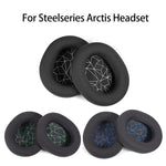 แผ่นรองหูฟังฟองน้ำ 2 ชิ้นสำหรับ Steelseries Arctis Pro / Arctis 3 / 5 / 7 (หนังสีดำเทา), TBD0601869701B, TBD0601869701C, TBD0601869701D, TBD0601869701E, TBD0601869701F, TBD0601869701G, TBD0601869701H, TBD0601869701J, TBD0601869701A