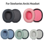 แผ่นรองหูฟังฟองน้ำ 2 ชิ้นสำหรับ Steelseries Arctis Pro / Arctis 3 / 5 / 7 (หนังสีดำเทา), TBD0601869701B, TBD0601869701C, TBD0601869701D, TBD0601869701E, TBD0601869701F, TBD0601869701G, TBD0601869701H, TBD0601869701J, TBD0601869701A