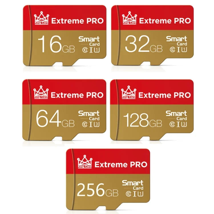 King Card RY032G518 การ์ดความจำสำหรับกล้องโทรศัพท์มือถือและการตรวจสอบ, 16GB, 32GB, 64GB, 128GB
