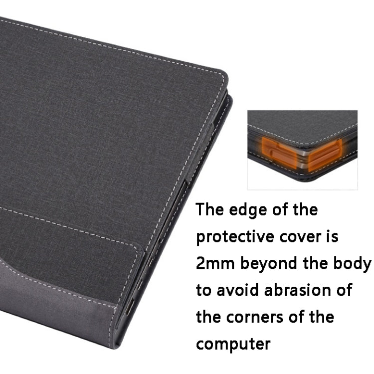 เคสหนัง PU สำหรับแล็ปท็อป HP Spectre X360 13-AW 13.3 นิ้ว, สำหรับ HP Spectre X360 15-EB 15.6 นิ้ว