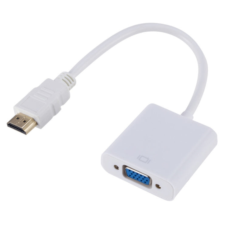 ZHQ007 ตัวแปลง HDMI เป็น VGA ความละเอียด HD 1080P สีขาว ดำ