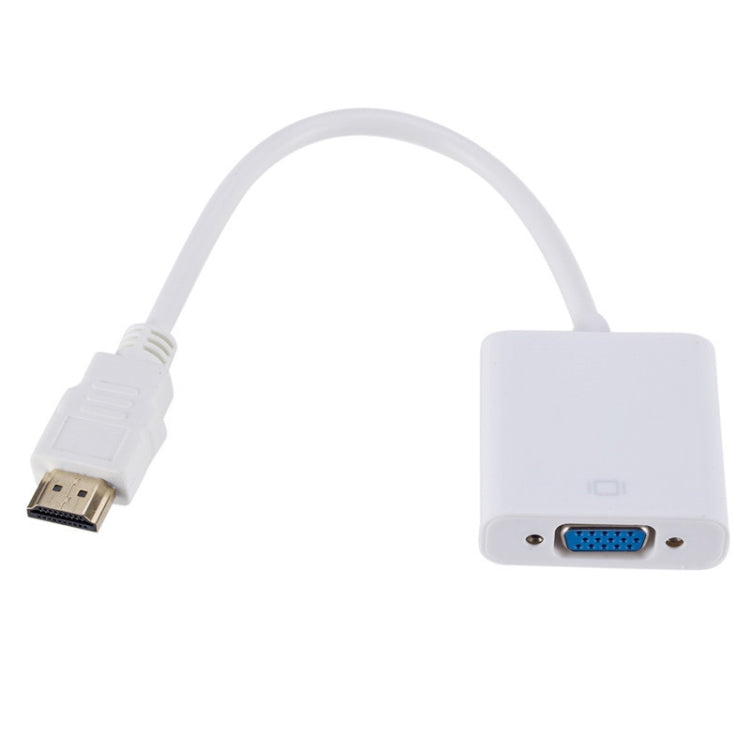 ZHQ007 ตัวแปลง HDMI เป็น VGA ความละเอียด HD 1080P สีขาว ดำ