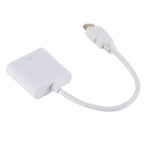 ZHQ007 ตัวแปลง HDMI เป็น VGA ความละเอียด HD 1080P สีขาว ดำ